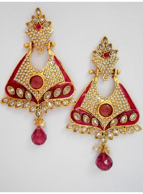 Polki Earrings